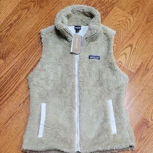 Patagonia Tan Fleece Vest